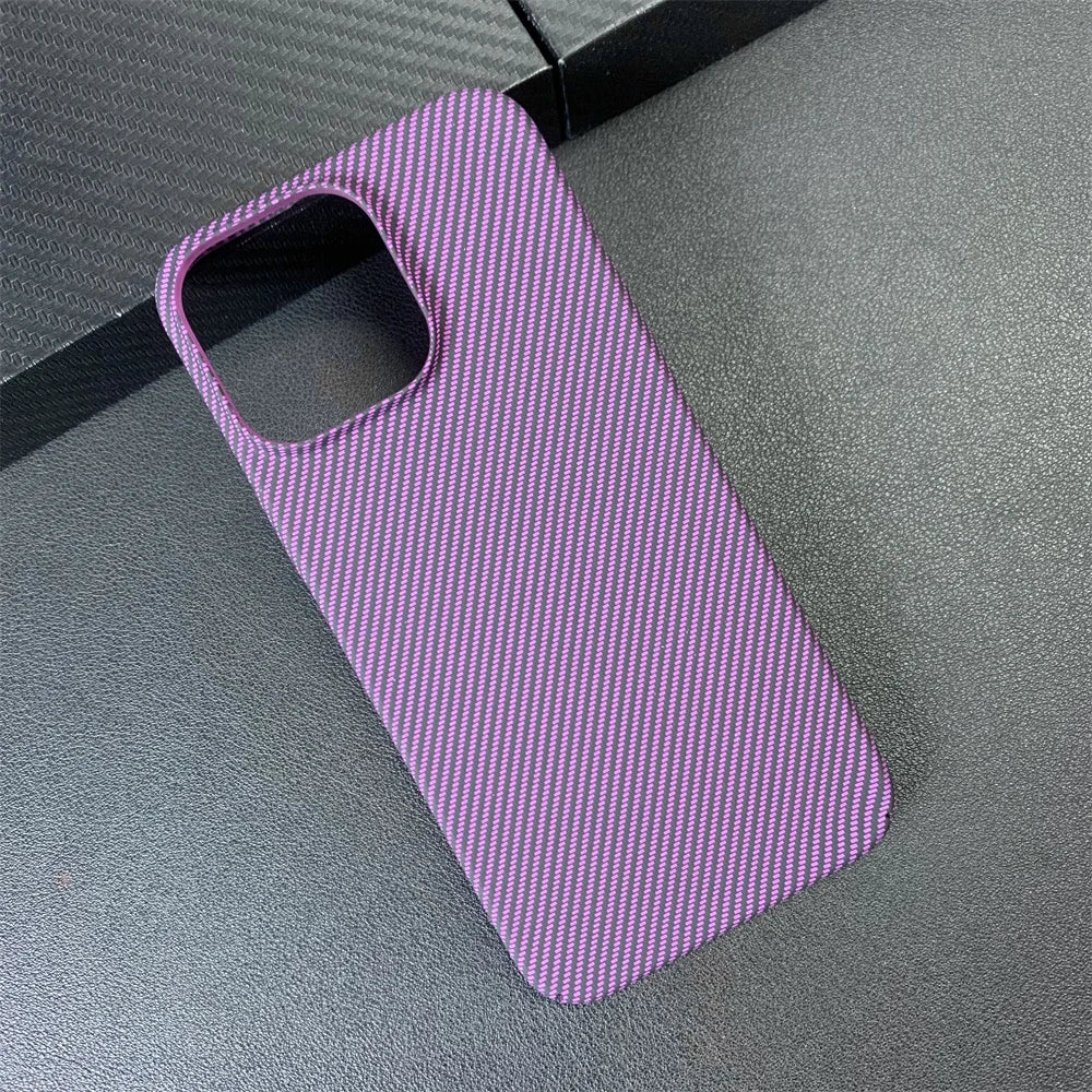 Luxury Contrast Carbon Fibre Pattern Matte Phone Case For iPhone 17 16 15 11 12 13 14 Pro Max Ultra Thin Hard Shockproof Cover