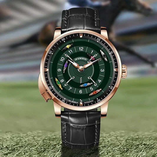 Pindu player horse racing series men's mechanical European roulette horse racing game fully automatic sports design party watch