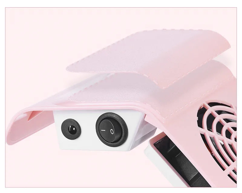 Nail Dust Collector Vacuum Cleaner Manicure Machine Tools Strong Power Low Noise Nail Art Tool Nail Vacuum Cleaner