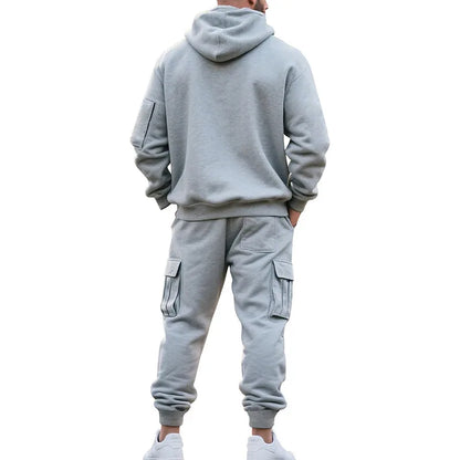 Men's Tracksuits 2 Piece Long Sleeve Athletic Full Zip Sweatsuits Jogging Suit Set Casual Outdoor Streetwear Sport Tracksuit Set