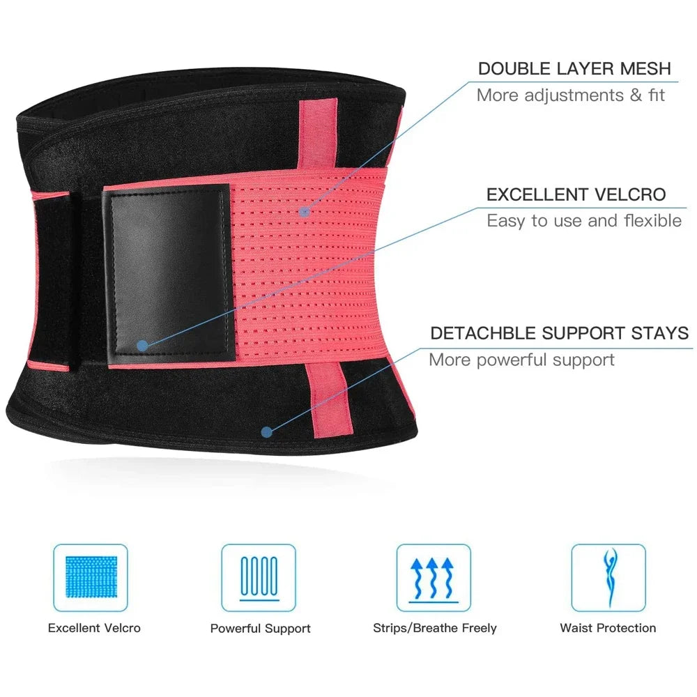Lumbar Support Belt for Herniated Disc,Breathable Lumbar Brace for Men Women