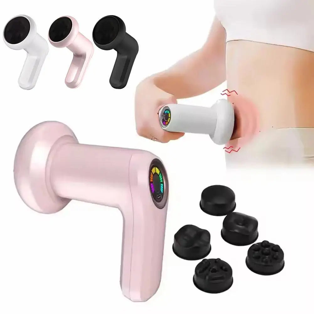 Massage Gun Slimming Fat Burning Mini Fascia Massager Tool Ladies' Beauty Fat Electric Body Machine Liposuction Pushing D3T5