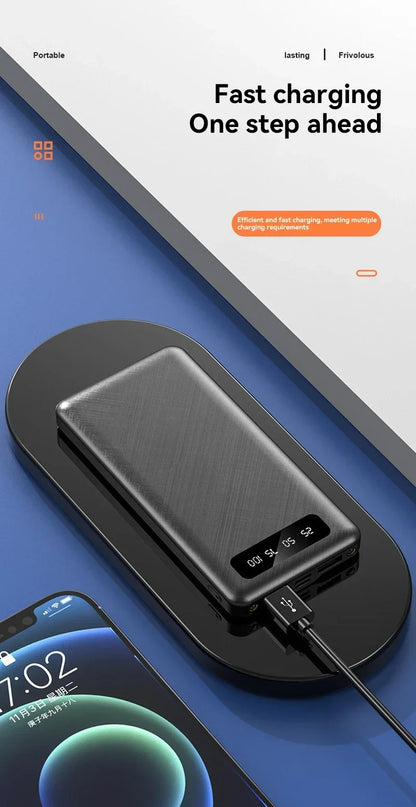500000mAh 120W Power Bank Super Fast Charging Battery High Capacity Digital Display Power Bank For iPhone Samsung Huawei
