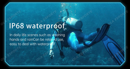 Outdoor Military Smartwatch For Men Health Monitor Bluetooth Call Voice Assistant GPS Sports Waterproof Men Smartwatch 2024