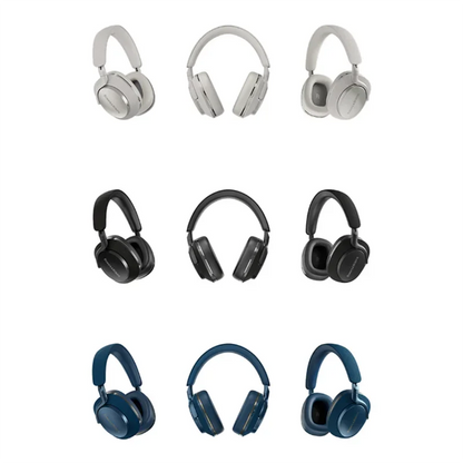 Original Bowers&Wilkins Px7 S2 Over Ear Earphones - New Advanced Noise Cancellation, Slim&Lightweight 15-Min Quick Charge