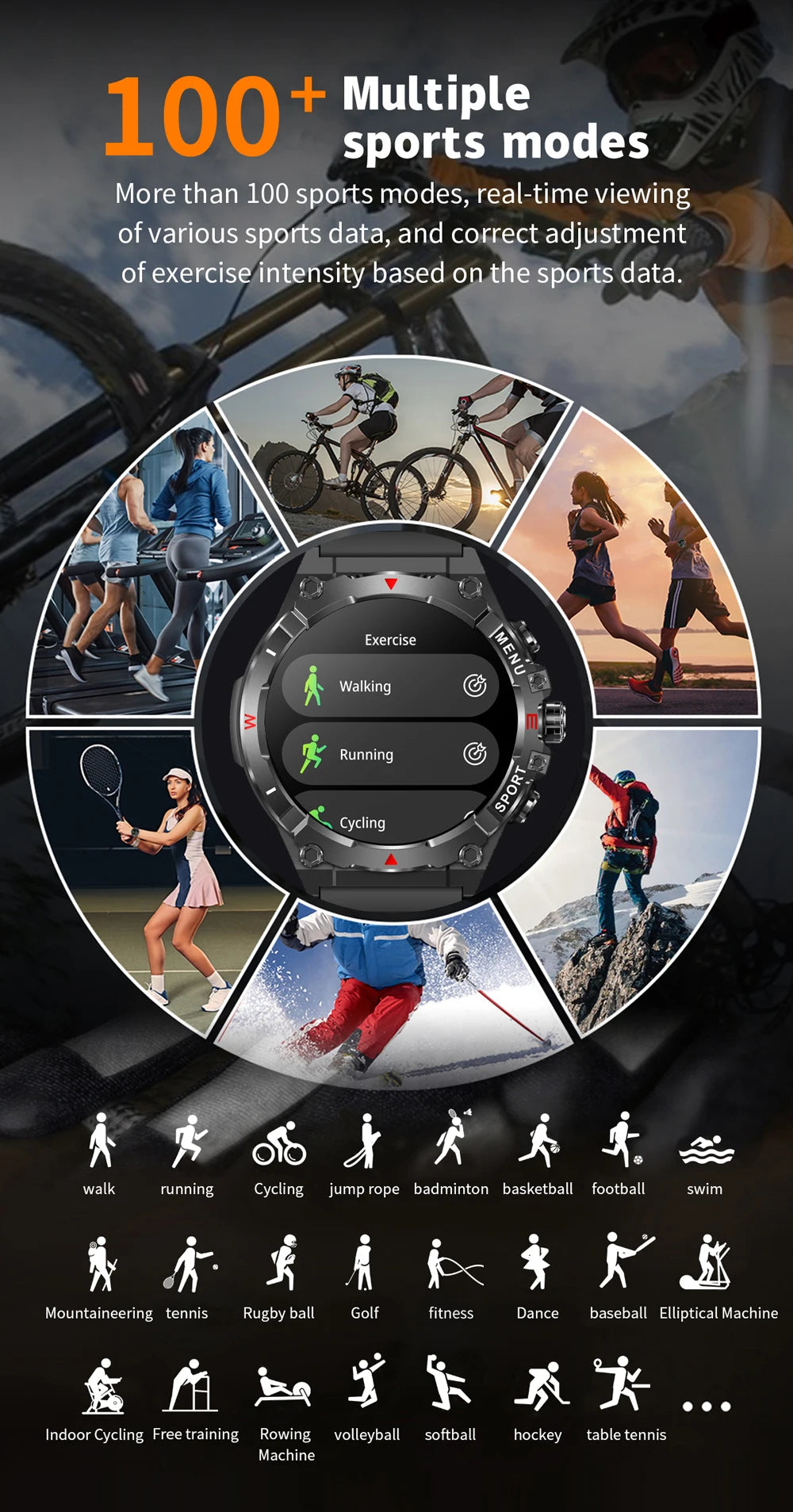 COLMI V76 GPS Smartwatch 1.43" Ultra AMOLED Display Built-in Compass Altimeter Bluetooth Call Smart Watch 500mAh Battery