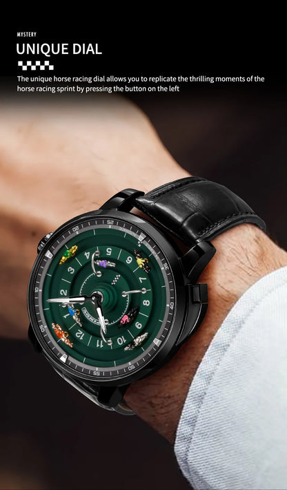 Pindu player horse racing series men's mechanical European roulette horse racing game fully automatic sports design party watch