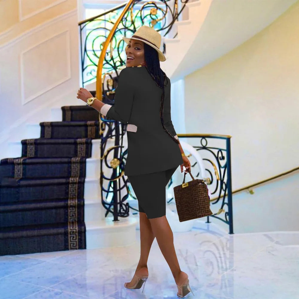 Elegant Suits  Women Corset Blazer and Legging Pants Matching Two 2 Piece Set Outfits Streetwear Lady Tracksuit