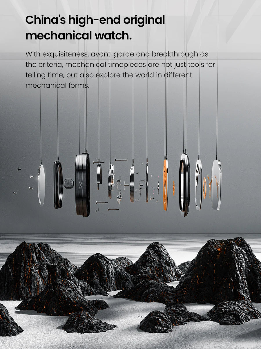 AGELOCER Original World Time Watch Men's Luxury Business Formal Automatic Mechanical Watch Birthday Gift for Men