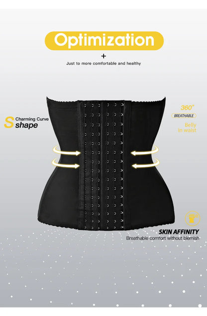 Women Slimming Waist Trainer Belt Shapewear Tummy Control Belly Cincher Body Shaper Fat Compression Girdles Faja Firm Corset