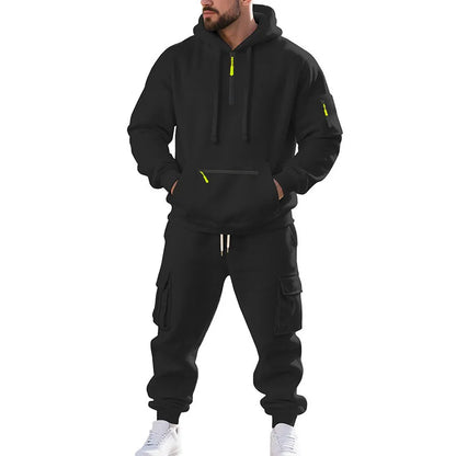 Men's Tracksuits 2 Piece Long Sleeve Athletic Full Zip Sweatsuits Jogging Suit Set Casual Outdoor Streetwear Sport Tracksuit Set