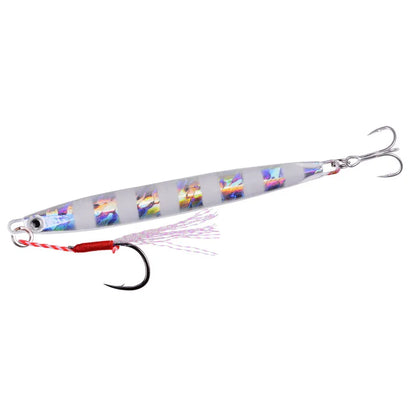 Metal Jig Fishing Lure Slow Cast Jigging Spoon 10G 20G 30G 40G 60G Sea Bass Lure Artificial Bait Fishing Gear