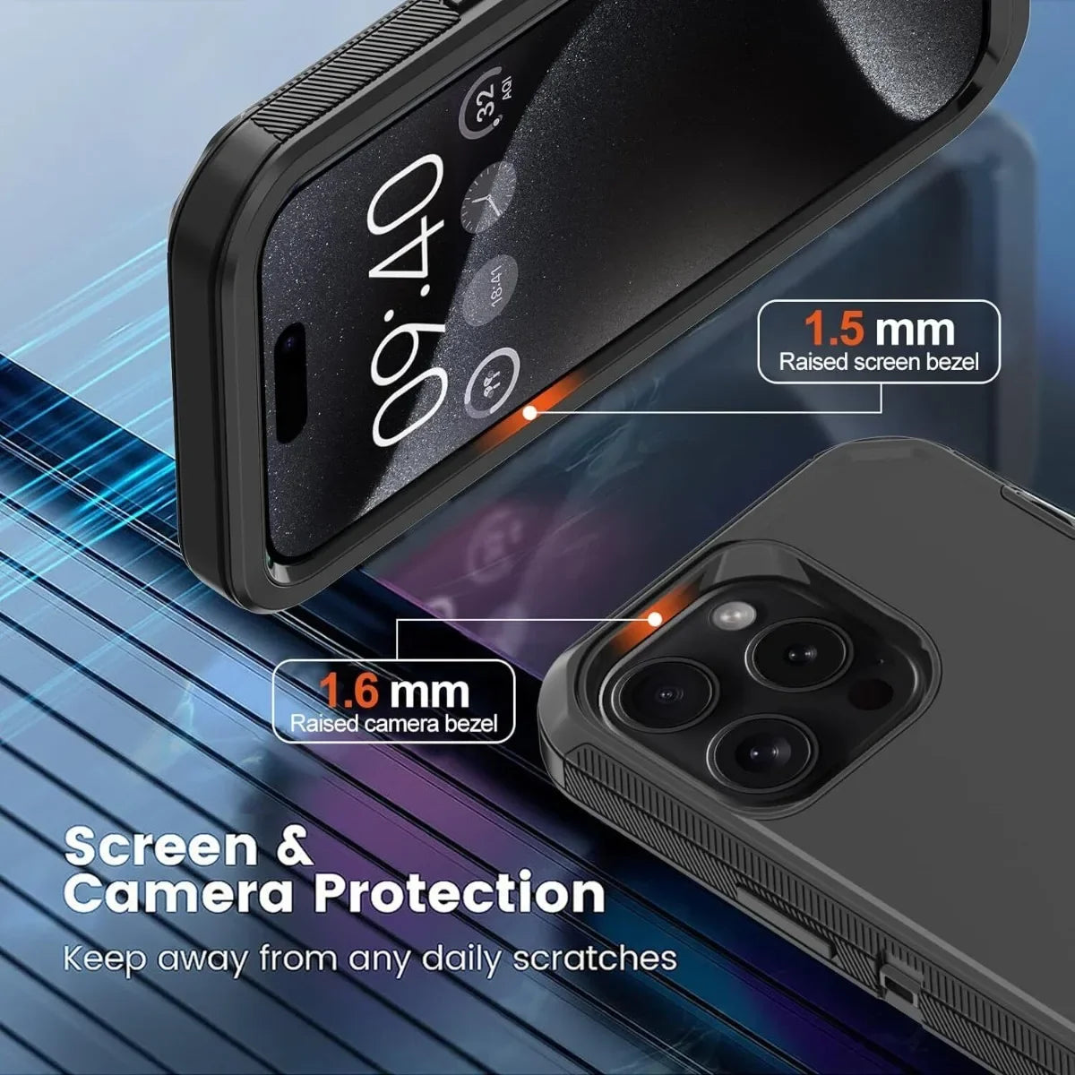For iPhone 17 Air 16e 15 Pro 14 Plus 13 Pro Max 12 11 XR Phone Case Heavy Duty Defend Hybrid Rugged Shockproof Armor Hard Cover