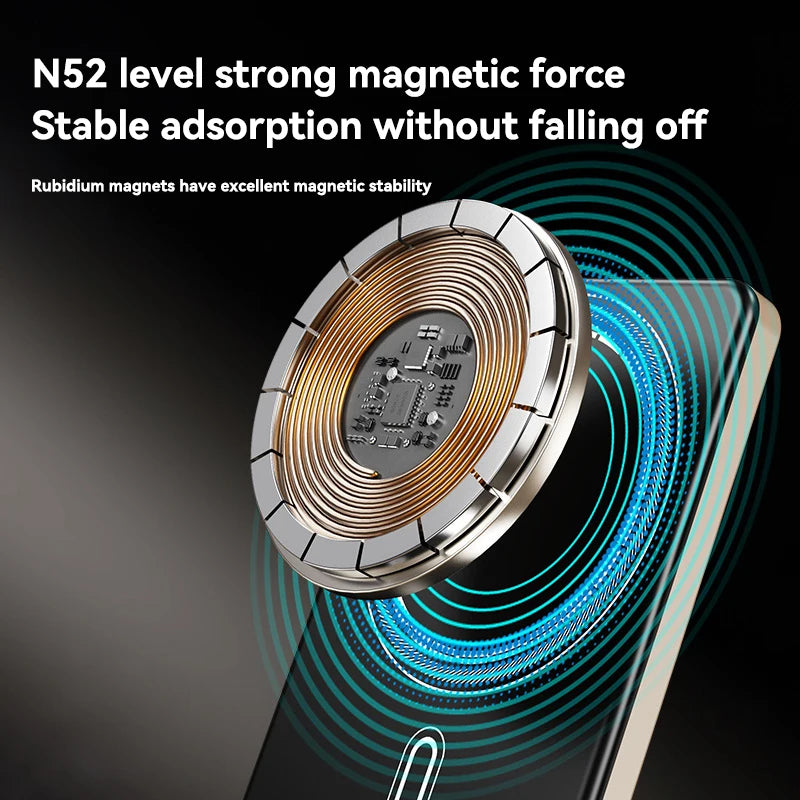 500000mAh Magnetic Power Bank Portable Wireless PD22.5W Fast Charging External Battery for Magsafe For iPhone Samsung