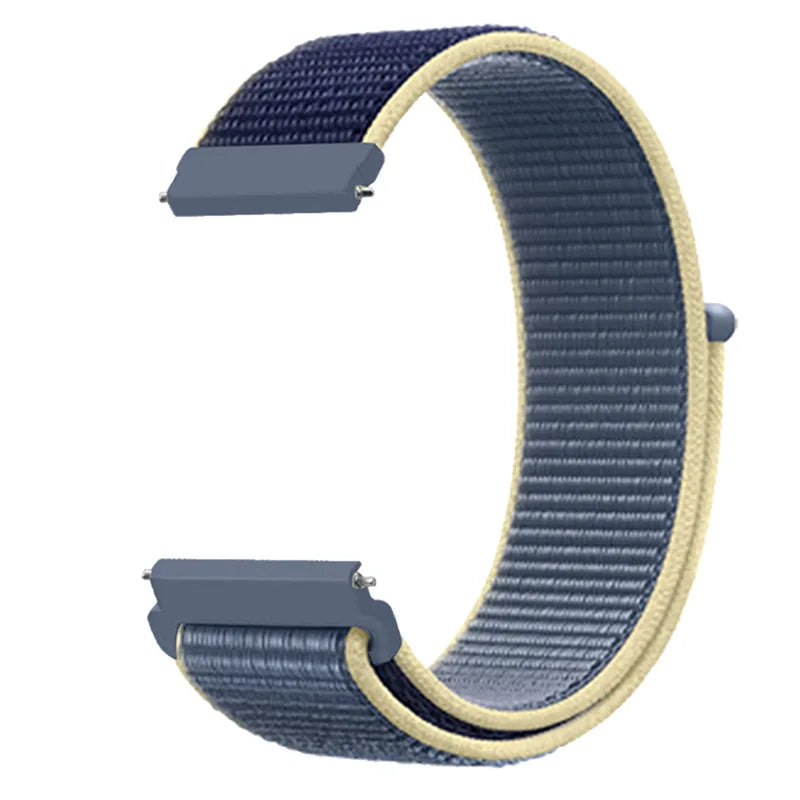 Nylon Loop Strap for Samsung Galaxy Watch 3/4/5/6/Gear S3 Wristband for Huawei Watch 4/GT-2-3-Pro/Amazfit GTR/GTS Belt