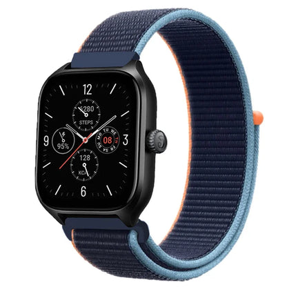 Nylon Loop Strap for Amazfit GTR 47mm/GTR2/2e/3/3 Pro/4/GTS/2/mini/3/4 Bracelet for Amazfit Balance/bip 5/Stratos 2 2S