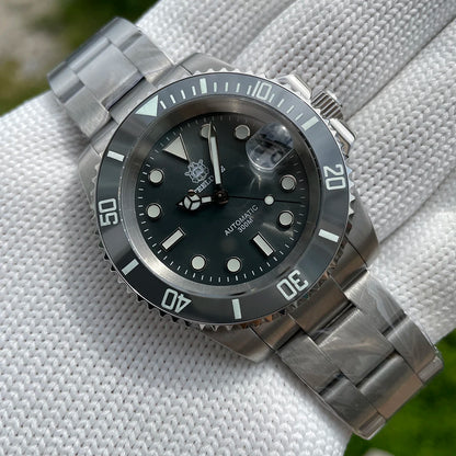 STEELDIVE SD1953 Water Ghost Ceramic Bezel Sapphire Mirror Swiss Luminous NH35 Movement Dive 30Bar Waterproof Mechanical Watch