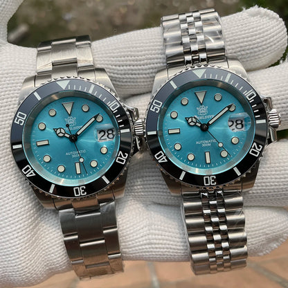 STEELDIVE SD1953 Water Ghost Ceramic Bezel Sapphire Mirror Swiss Luminous NH35 Movement Dive 30Bar Waterproof Mechanical Watch