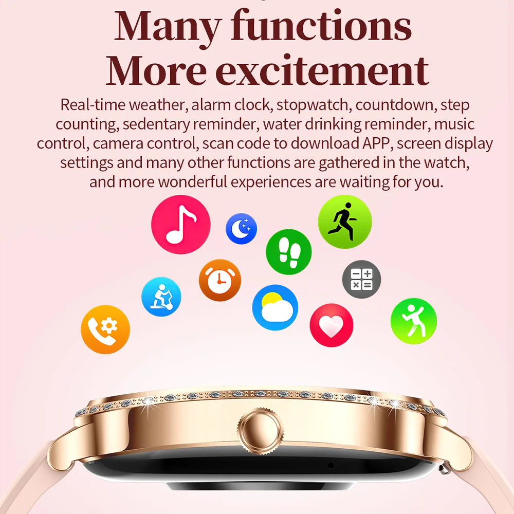 Xiaomi 1.75' AMOLED Smartwatch Women Men Bluetooth Call IP68 Waterproof Weather Menu Heart Rate Step Fitness Sports Smart Watch