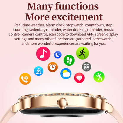 Xiaomi 1.75' AMOLED Smartwatch Women Men Bluetooth Call IP68 Waterproof Weather Menu Heart Rate Step Fitness Sports Smart Watch