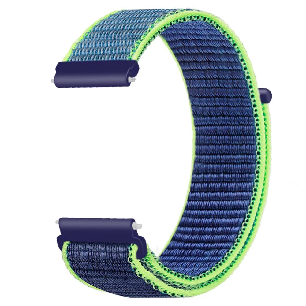 Nylon Loop Strap for Samsung Galaxy Watch 3/4/5/6/Gear S3 Wristband for Huawei Watch 4/GT-2-3-Pro/Amazfit GTR/GTS Belt