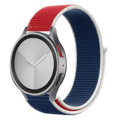Nylon loop Band For Samsung Galaxy Watch 7 FE 6/5/pro/4/Classic/active 2 40-44mm 20mm/22mm sport bracelet huawei gt 2/e/3 strap