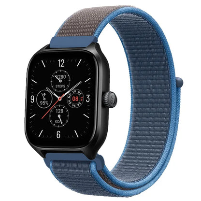 Nylon Loop Strap for Amazfit GTR 47mm/GTR2/2e/3/3 Pro/4/GTS/2/mini/3/4 Bracelet for Amazfit Balance/bip 5/Stratos 2 2S