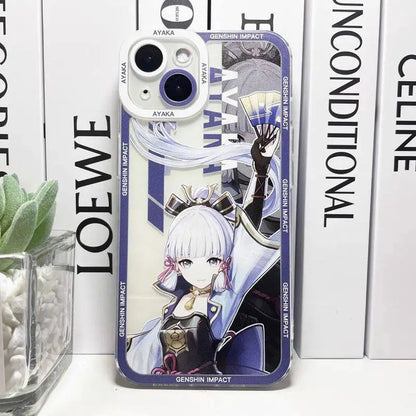 Case for Iphone 17 16 15 Pro Max 11 12 13 14 Pro Max 16e 17 Air 17Pro 16 Plus 13 Mini 16Pro Cover Wanderer Hu Tao Genshin Impact