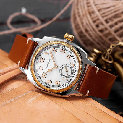 Baltany S4036F 36MM 1926S Oyster Tribute Watch Man Stainless Steel Waterproof Vintage Gold Bezel Automatic Mechanical Watches