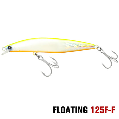 Ultra Long Casting Floating Minnow 125mm 25g High Strength Saltwater Seabass Artificial Hard Baits