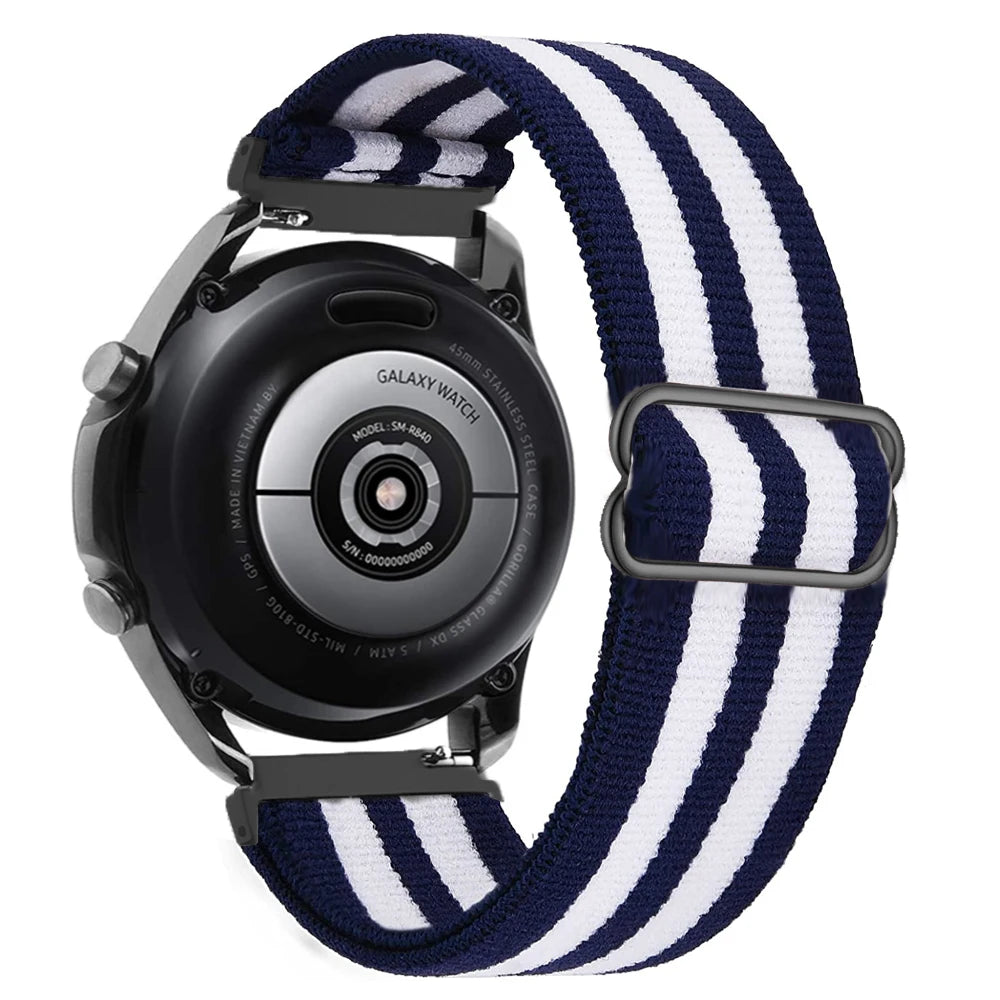 band For Amazfit GTS 4/2/2e/3/GTS2 Mini/GTR/4/3/Pro/GTR2/42mm/stratos Nylon Elastic Watch Bracelet Amazfit bip strap