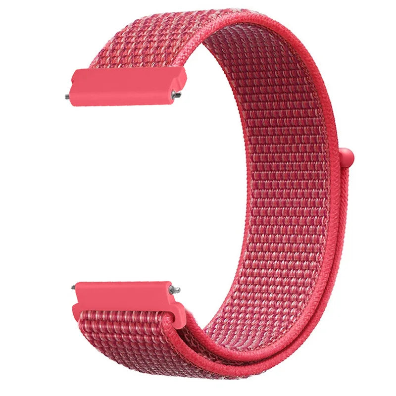 Nylon Loop Strap for Samsung Galaxy Watch 3/4/5/6/Gear S3 Wristband for Huawei Watch 4/GT-2-3-Pro/Amazfit GTR/GTS Belt