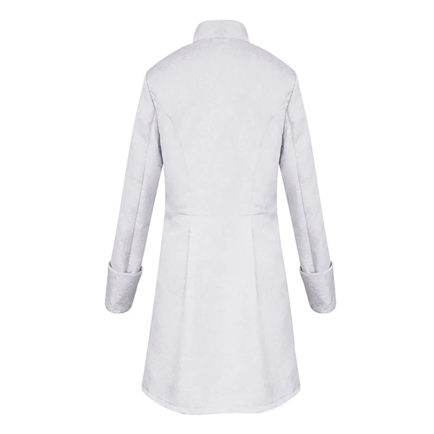 Men Steampunk Gothic Victorian Jacket Vintage Tailcoat Medieval Frock Coat Uniform Renaissance Halloween Pretend Play Costume