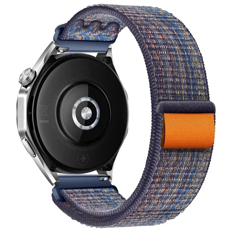 Smart Watch Strap for Amazfit Balance GT4/3/2 46mm Nylon Loop Bracelet for Samsung Galaxy Watch 4/6 Classic 5 Pro 45mm