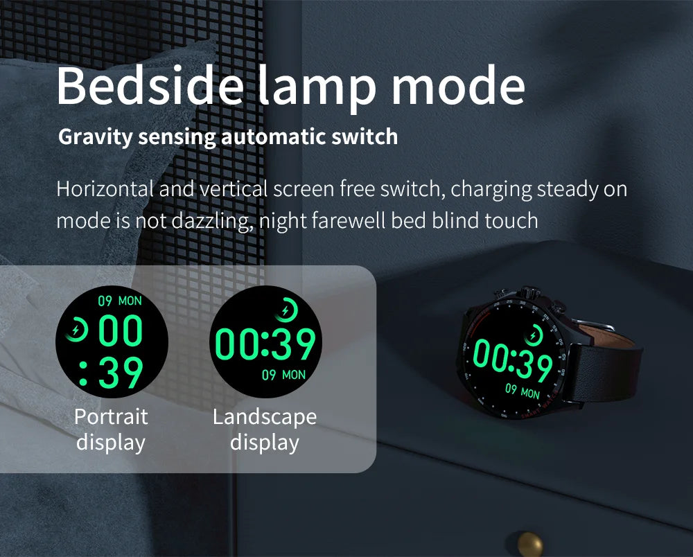 Smart Watchs Men Sport Fitness GPS Tracker Compass Bluetooth Call Heart Rate Health Smartwatch for Huawei Xiaomi Ferrari