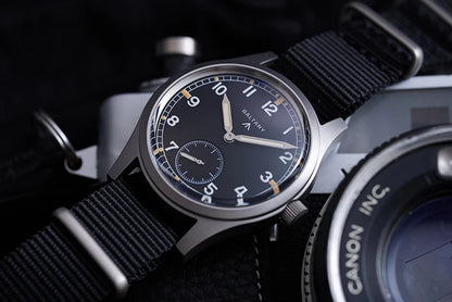 Baltany Dirty Dozen Watch Man S2019 Military Vintage Wristwatch Small Seconds Hand VD78 Quartz Luminous 100M Waterproof Field Wa