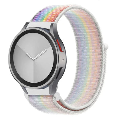 Nylon loop Band For Samsung Galaxy Watch 7 FE 6/5/pro/4/Classic/active 2 40-44mm 20mm/22mm sport bracelet huawei gt 2/e/3 strap