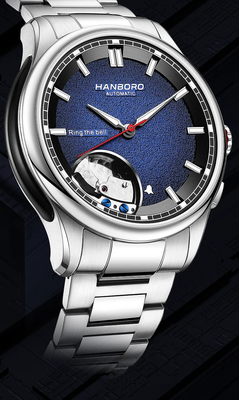 HANBORO Chime Series Modified Movement Men's Personalized Automatic Mechanical Watch