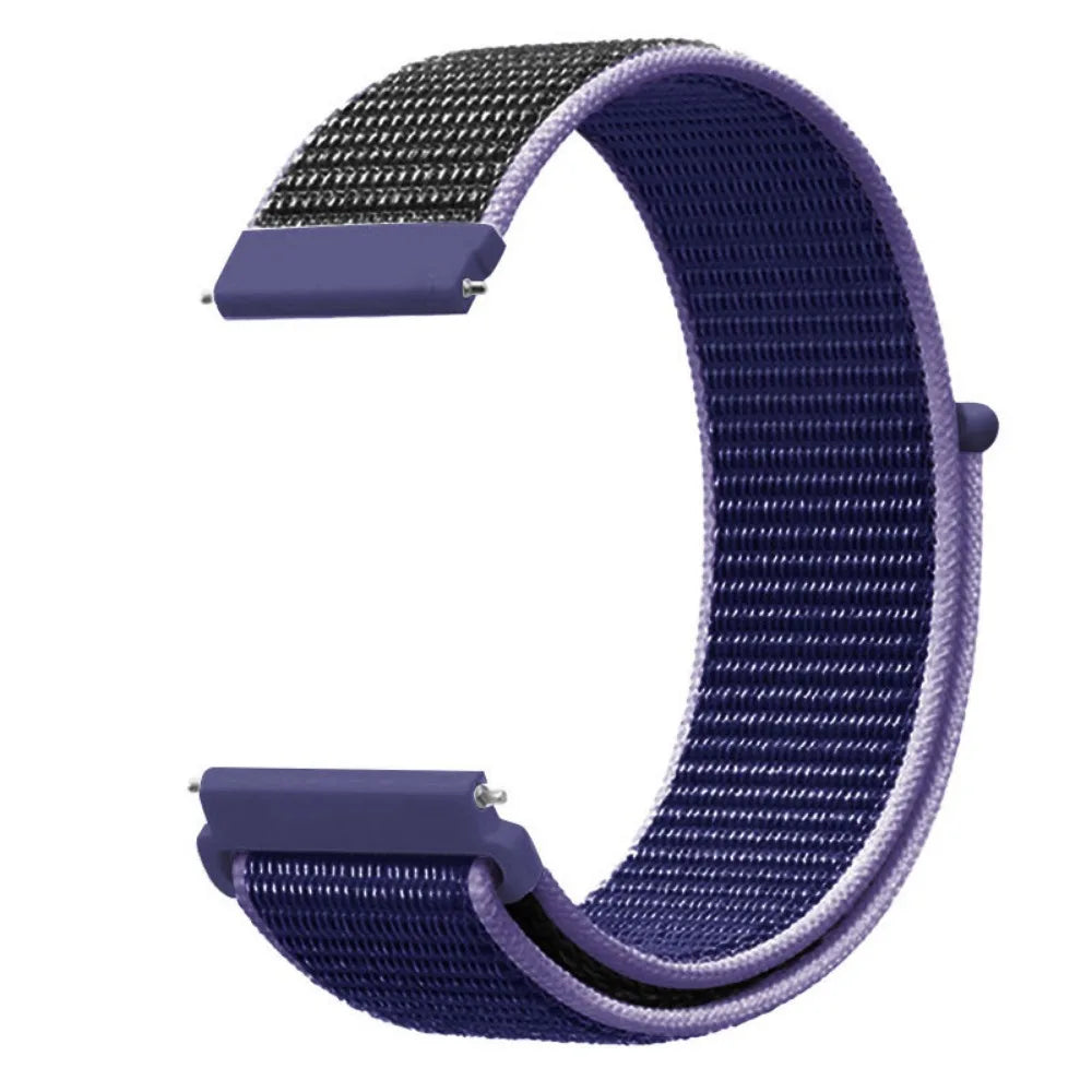 Nylon Loop Strap for Samsung Galaxy Watch 3/4/5/6/Gear S3 Wristband for Huawei Watch 4/GT-2-3-Pro/Amazfit GTR/GTS Belt