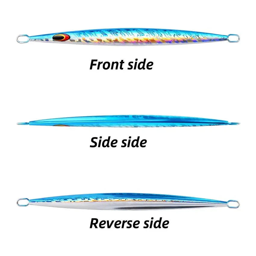 Metal Sea Fishing Jig Lure 200g 160g 100g 80g Switch Fast Sinking Metal Jig Jigging Bait