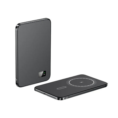 10000mAh Ultra Slim Magnetic Wireless Power Bank PD20W Auxiliary Spare battery For magsafe iphone 16 15 14 13 12 11 pro max F20