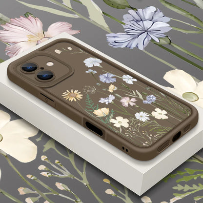IPhone 17 16e 15 16 Pro Max 14 13 12 Pro Max 15 16 Plus Air 11 Case Flowers Pattern Shockproof Soft TPU Silicone Phone Cover