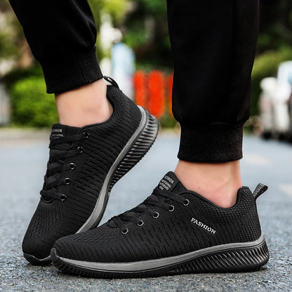 Sneakers Men Running Walking Knit Shoes Fashion Casual High Quality Sport Athletic Gym Lightweight Men Casual Shoes