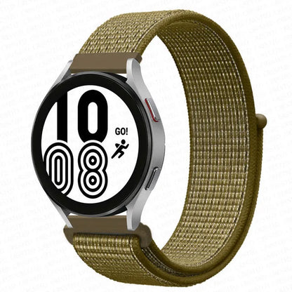 Nylon Loop Band For Samsung Galaxy Watch 6 4 7 classic/5 Pro/active 2/Gear S3 20mm/22mm Bracelet Huawei watch GT 2e 3 pro strap