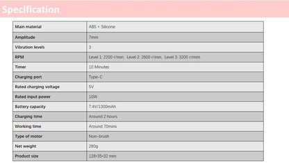 Hot Sell Comfortable Fascia Gun for Muscle Training Recovery Massage Machine Therapy Body Trainer