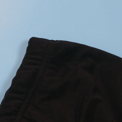 Slimming Mesh Splice Bum Covering Visibility Elastic Off-Shoulder 2-Piece Set European And American Style