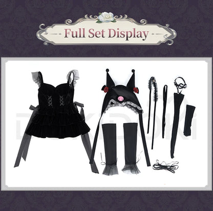 Kitagawaa Marinn Cosplay Costume Anime Cosplay【S-2XL】Women Halloween Cute Lolita Dress Kuroee Shizukuu Plus Size