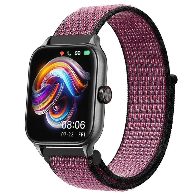 Nylon Loop band For Amazfit GTS 4/2/3pro/2e/GTS2 Mini/GTR 4 42mm/47mm/GTR2/2e/stratos belt bracelet Amazfit bip 20mm 22mm strap