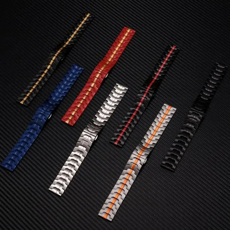 Metal Wrist Strap For Amazfit Active 2/Bip 3 Pro Stainless Steel Band For Amazfit Bip 5 Unity/Cheetah Pro/Square/Round