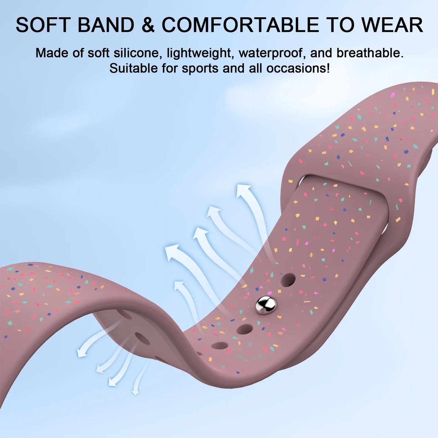 Colorful Soft Silicone Band For Amazfit GTS 4/2 Mini GTS 3 2e Strap For Amazfit Bip 3 Pro/Bip U Pro/Bip Lite/Bip S lite